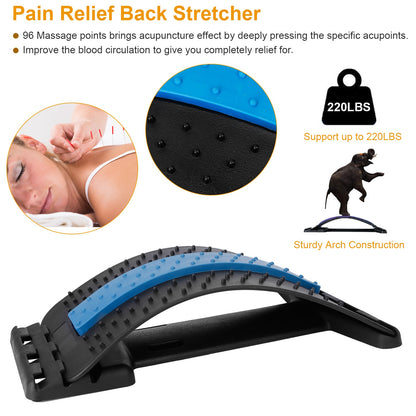 Adjustable Lumbar Back Stretcher — 3-Level