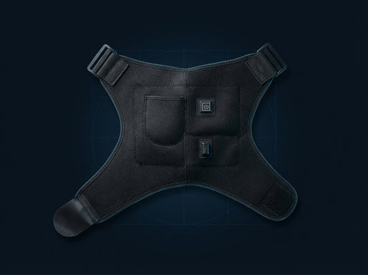 Heated Shoulder Brace — 3 Heat Levels, USB